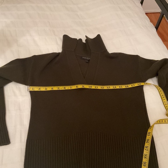Banana Republic cashmere Johnny collar sweater xxs - Picture 7 of 8